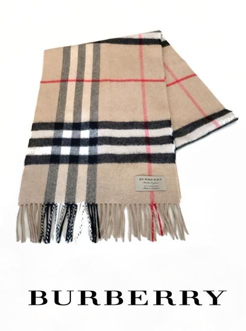 Burberry's バーバリー マフラー カシミヤ チェック柄 - マフラー