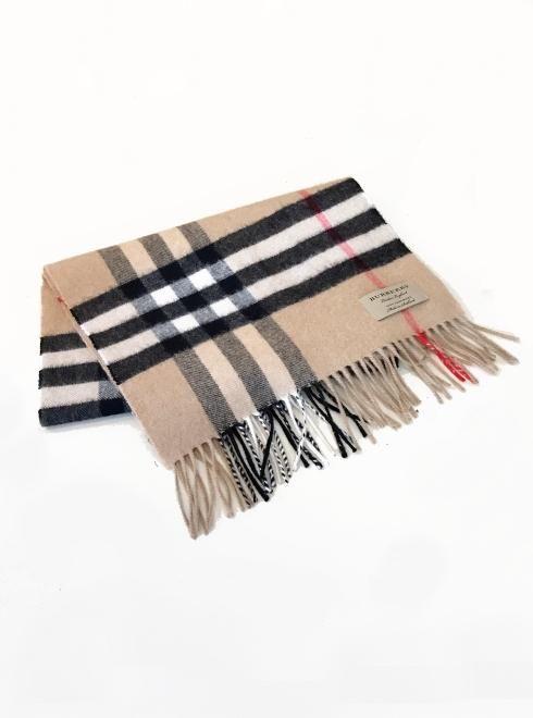 完成品 Burberry カシミヤ入 カシミアキッズマフラー - キッズ 