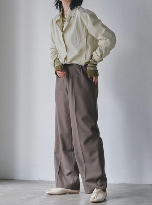 Washed Wide Pants トゥディフル 秋冬新品未使用タグ付きサイズ