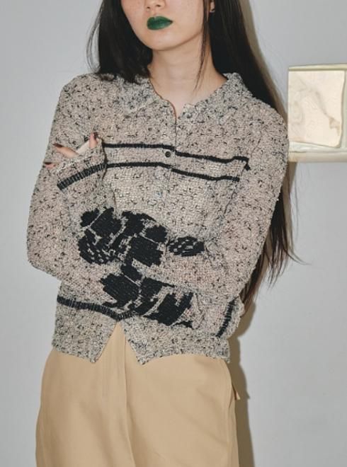 TODAYFUL (トゥデイフル）Embroidery Mesh Shirts☆ 23秋冬予約