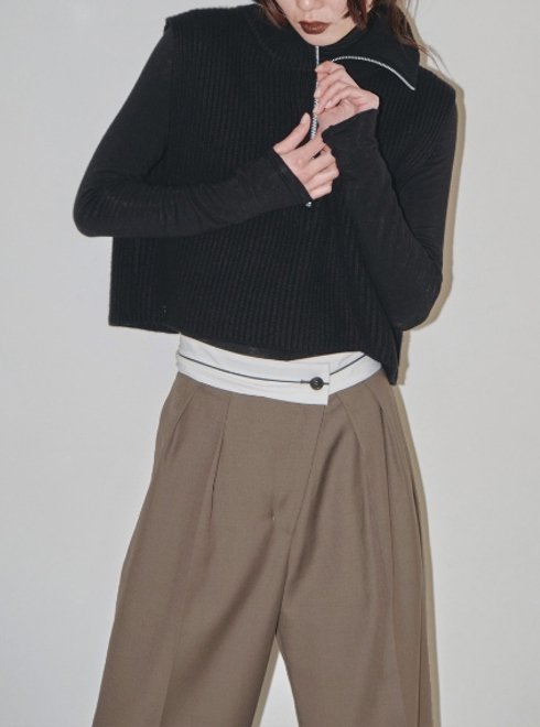 TODAYFUL (トゥデイフル）Front Slanting Trousers☆ 23秋冬【12320704