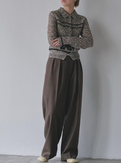 TODAYFUL (トゥデイフル）Front Slanting Trousers☆ 23秋冬【12320704