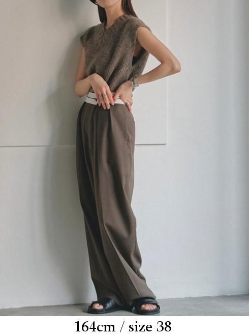 TODAYFUL (トゥデイフル）Front Slanting Trousers☆ 23秋冬【12320704