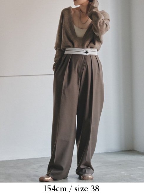 TODAYFUL (トゥデイフル）Front Slanting Trousers☆ 23秋冬【12320704