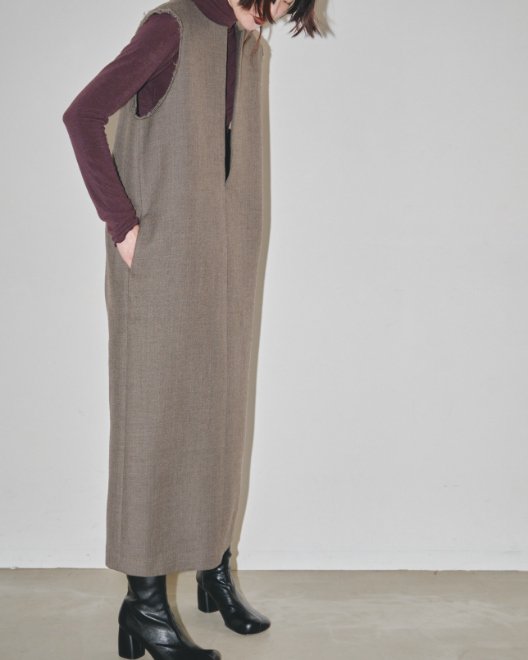 TODAYFUL (トゥデイフル）Doubleface Wool Keyneck Dress☆ 23秋冬