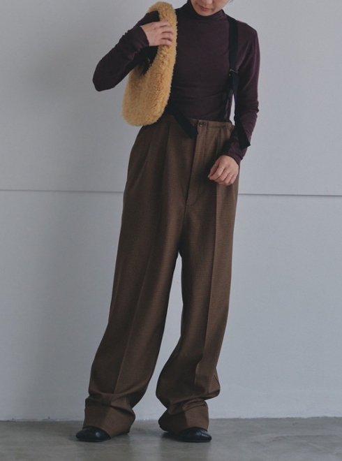 TODAYFUL (トゥデイフル）Suspenders Highwaist Pants★ 23秋冬【12320711】パンツ - 通販セレクトショップ  HeartySelect | TODAYFUL.SNIDEL.CELFORD.COCODEAL等正規取扱　大阪枚方くずは