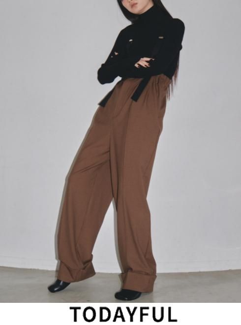 TODAYFUL (トゥデイフル）Suspenders Highwaist Pants★ 23秋冬【12320711】パンツ ca10 -  通販セレクトショップ HeartySelect | TODAYFUL.SNIDEL.CELFORD.COCODEAL等正規取扱　大阪枚方くずは