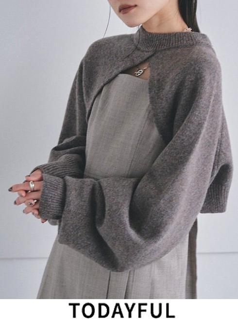 TODAYFUL (ȥǥե<br>Merinowool Knit Sleeve  23ߡ12320510ۥ˥åȥȥåץ