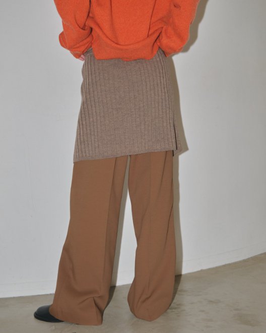 TODAYFUL (トゥデイフル）Knit Layered Trousers☆ 23秋冬予約