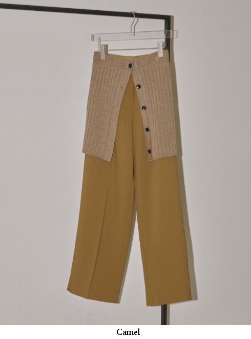 TODAYFUL (トゥデイフル）Knit Layered Trousers☆ 23秋冬予約