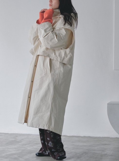 TODAYFUL (トゥデイフル）Nylon Hoodie Coat☆ 23秋冬【12320003