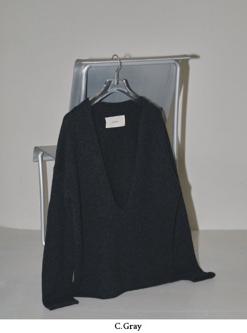 TODAYFUL (トゥデイフル）Uneck Cashmere Knit 23秋冬【12320504