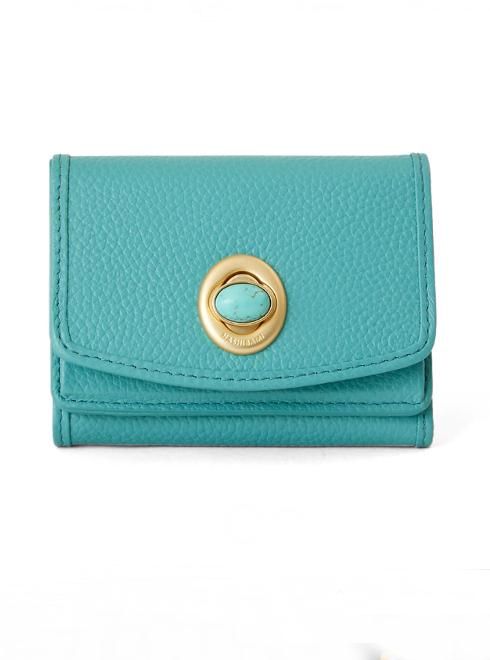 HASHIBAMI (ハシバミ)天然石ミニウォレット(TURQUOISE) 2025春夏