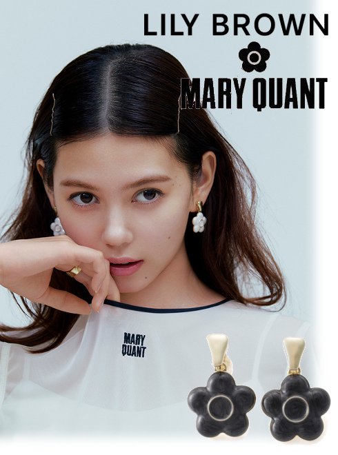 Lily Brown （リリーブラウン)MARY QUANT デイジーマーブルイヤリング