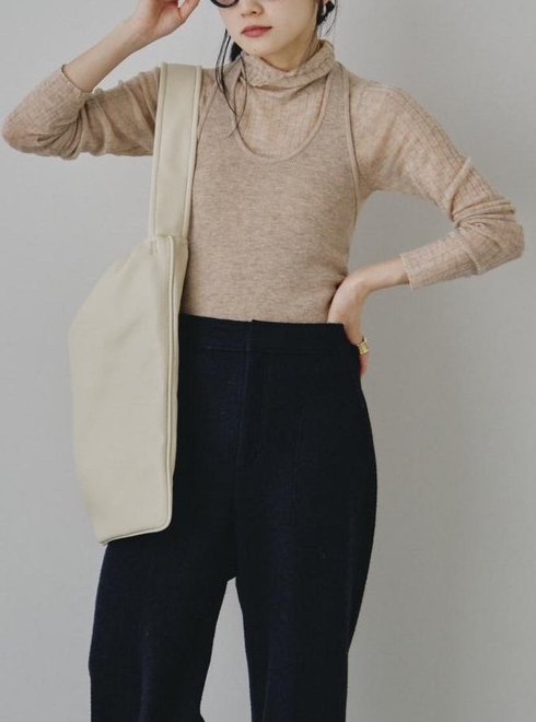 TODAYFUL (トゥデイフル）Layered Turtleneck Knit☆ 23秋冬.予約