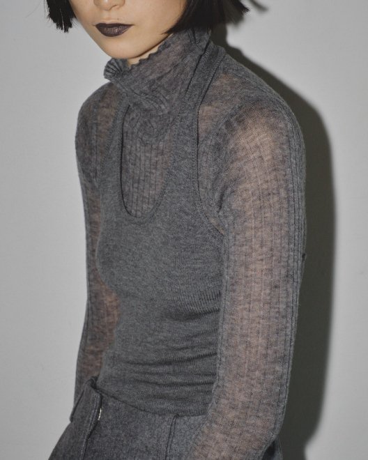 TODAYFUL (トゥデイフル）Layered Turtleneck Knit★ 23秋冬.予約【12320524】ニットトップス 入荷予定 :  10月中旬～ 冬受注会 - 通販セレクトショップ HeartySelect |