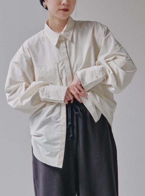 TODAYFUL (トゥデイフル）Asymmetry Pocket Shirts☆ 23秋冬.予約