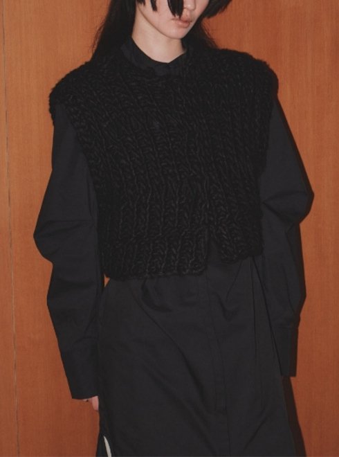 TODAYFUL Crochet Knit Vest