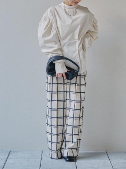 TODAYFUL (トゥデイフル）Check Piping Pants★ 23秋冬.【12320717】パンツ 冬受注会 - 通販セレクトショップ  HeartySelect | TODAYFUL.SNIDEL.CELFORD.COCODEAL等正規取扱　大阪枚方くずは