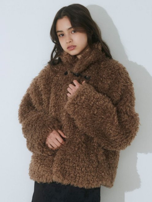 merry jenny (メリージェニー)poodle collar fakefur coat 23秋冬