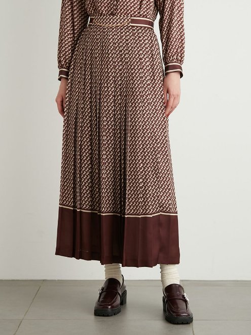 Lily Brown （リリーブラウン) 'クラシカルパターンプリーツスカート