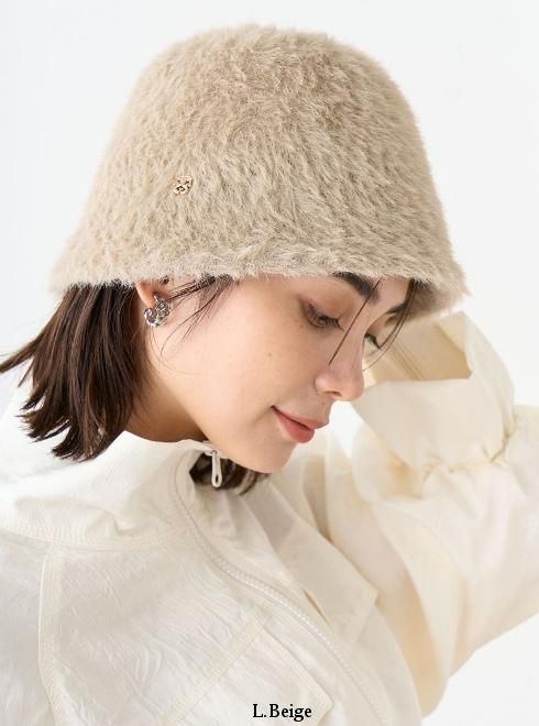 snidel (スナイデル)ファーバケハ 23秋冬【SWGH234636】帽子 通販セレクトショップ HeartySelect 大阪枚方くずは SALE スナイデル SNIDEL 23秋冬 ファーバケハ 9月上旬〜下旬予約 帽子 小物 swgh234636