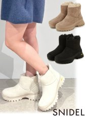 snidel （スナイデル）BEARPAW コラボモカシン 23秋冬.【SWGS241685