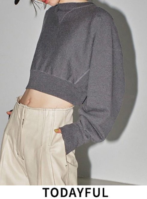 TODAYFUL (ȥǥե'Cropped Sweat Pullover''  24.12410603ۥåȥ  C.GRY¨  L.GRY10~