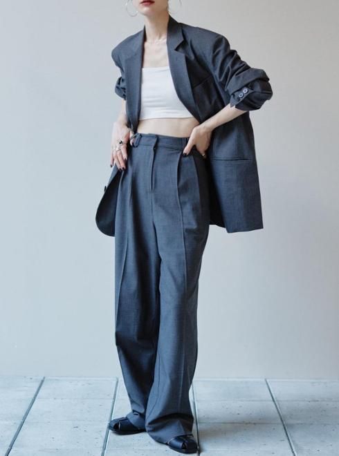 TODAYFUL (トゥデイフル）Heather Tuck Trousers ☆ 24春夏予約 ...