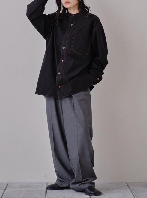 TODAYFUL (トゥデイフル）Standcollar Cotton Shirts 24春夏【12410407】シャツ・ブラウス -  通販セレクトショップ HeartySelect | TODAYFUL.SNIDEL.CELFORD.COCODEAL等正規取扱　大阪枚方くずは