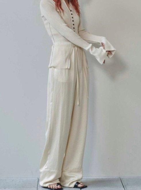 TODAYFUL (トゥデイフル）Satin Easy Pants ☆ 25春夏【12410709
