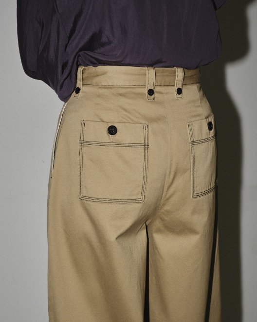 TODAYFUL (トゥデイフル）Heavy Chino Trousers ☆ 24春夏予約