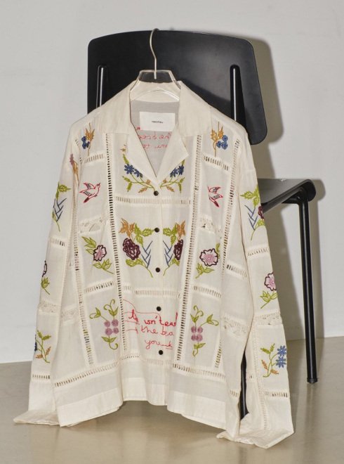 11,777円Embroidery Patchwork Shirts