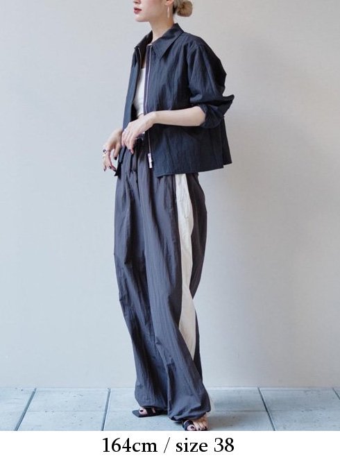 TODAYFUL (トゥデイフル）Nylon Line Pants ★ 24春夏予約【12410716】パンツ 入荷予定 : 4月下旬～ -  通販セレクトショップ HeartySelect | TODAYFUL.SNIDEL.CELFORD.COCODEAL等正規取扱　大阪枚方くずは