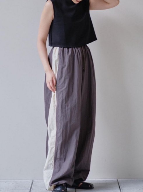 TODAYFUL (トゥデイフル）Nylon Line Pants ☆ 24春夏予約【12410716