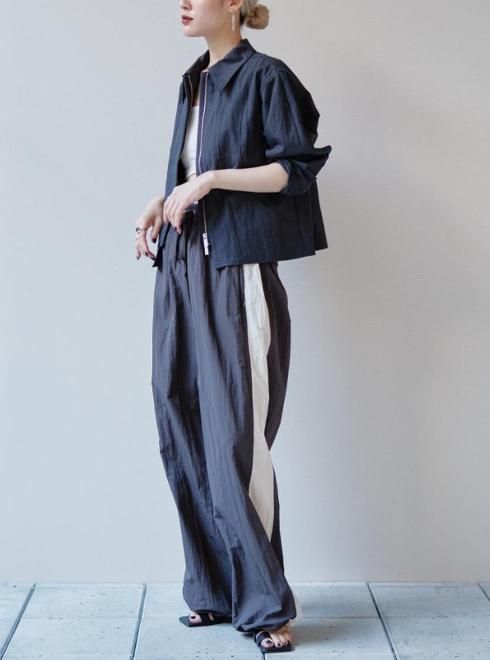 TODAYFUL (トゥデイフル）Nylon Line Pants ☆ 24春夏【12410716 ...