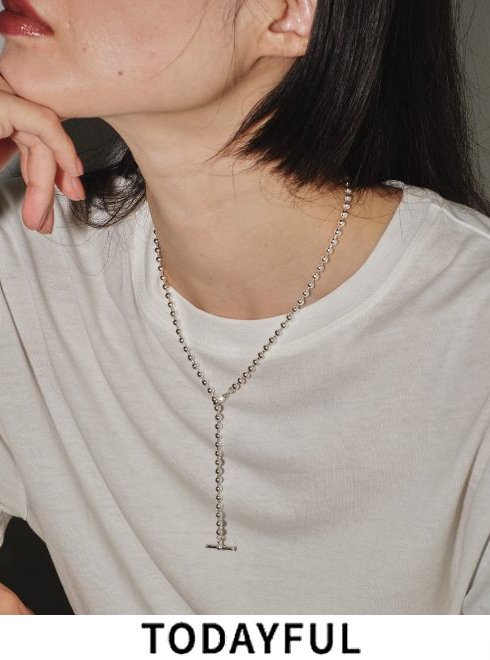 TODAYFUL (トゥデイフル）Long Ballchain Necklace (Silver925) 24春夏 ...