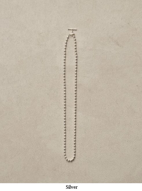 TODAYFUL (トゥデイフル）Long Ballchain Necklace (Silver925) 24春夏 ...