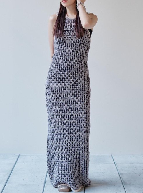 TODAYFUL (トゥデイフル）Lowgauge Honeycomb Knitdress ☆ 24春夏予約