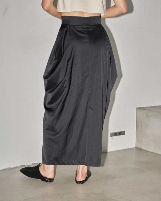 TODAYFUL (トゥデイフル）Satin Drape Skirt ☆ 24春夏予約