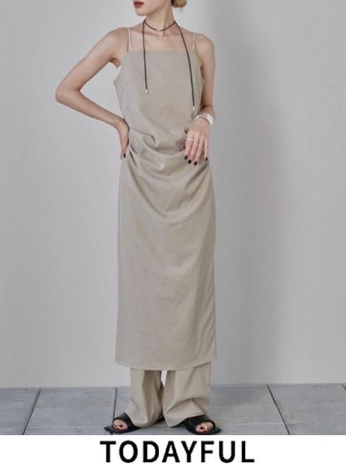 TODAYFUL (トゥデイフル）Drape Camisole Dress ★ 24春夏予約【12410319】マキシワンピース 入荷予定 :  5月下旬～ - 通販セレクトショップ HeartySelect | ...