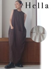 Hella （ヘラ)TULL EMBROIDERY DRESS 23秋冬【h233-16】マキシ