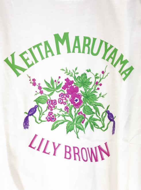 Lily Brown （リリーブラウン)【KEITA MARUYAMA】 コラボレーションプリントロングTシャツ 23秋冬.【LWCT235035】  - 通販セレクトショップ HeartySelect | TODAYFUL.SNIDEL.CELFORD.COCODEAL等正規取扱　大阪枚方くずは