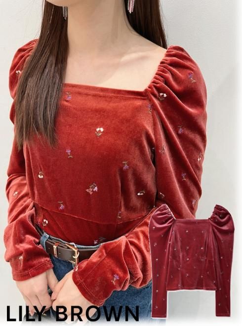 Lily Brown ʥ꡼֥饦)<br>֥꡼եȥåץ  23.LWCT235116ۥåȥ