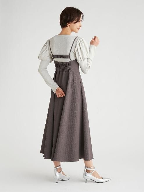 美品】CELFORD ロングワンピース ブラウン ニット 36 カシュクール素材 ...