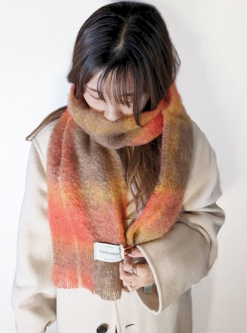 Cushendale（カシュヘンデール)DRUMIN SCARF 23秋冬.【CUS072015