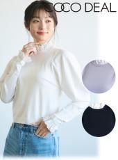 COCODEAL (ココディール）Wカラースキッパーニットプルオーバー