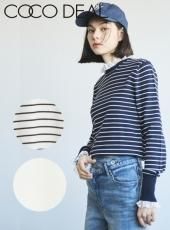 COCODEAL (ココディール）Wカラースキッパーニットプルオーバー