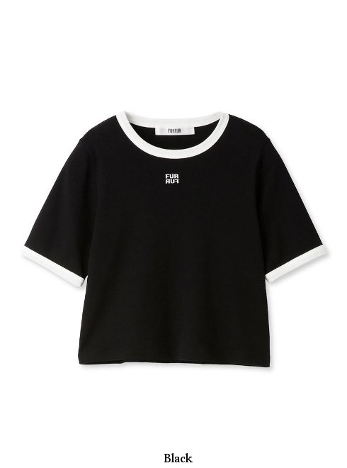 FURFUR （ファーファー) ロゴ刺繍リンガーネックTシャツ 24春夏 