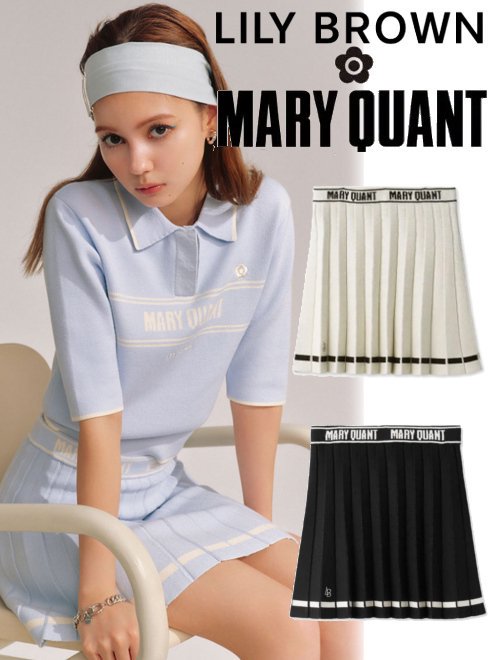 Lily Brown （リリーブラウン)MARY QUANT　ニットプリーツSK 24春夏【LWNS241120】フレアスカート -  通販セレクトショップ HeartySelect | TODAYFUL.SNIDEL.CELFORD.COCODEAL等正規取扱　大阪枚方くずは